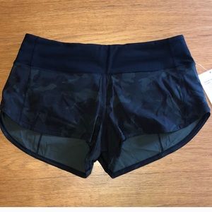 Camo Lulu Lemon Speed up Shorts
